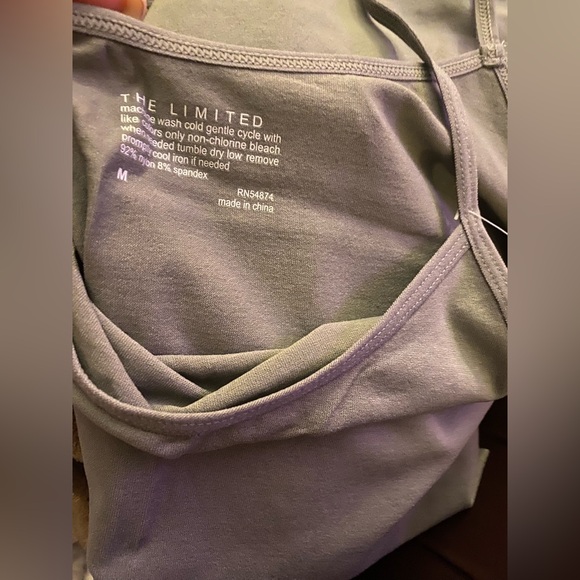 The Limited Gray Women's Spaghetti Strap Body Shaper Tank Top, Size Medium! - Picture 4 of 4